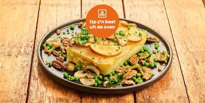 Ovenschotel van knolselderij en brie