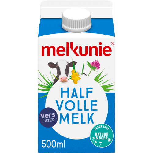 (ZB16) Melkunie Halfvolle melk (500ml)