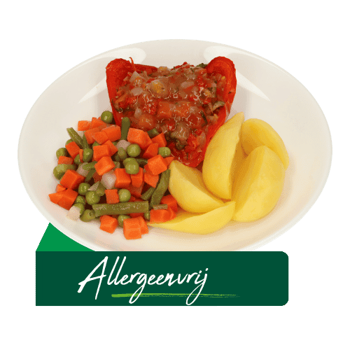 (Z16) Vegetarische gevulde paprika (Allergeenvrij)