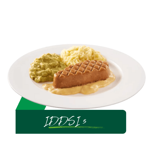 (Z40) Varkenssteak in champignonsaus met sperziebonen (IDDSI 5)