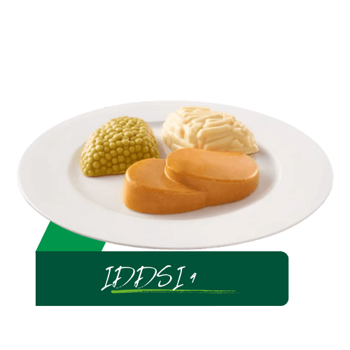 (Z24) Gemengde groenteschotel met doperwten en pasta (IDDSI 4)