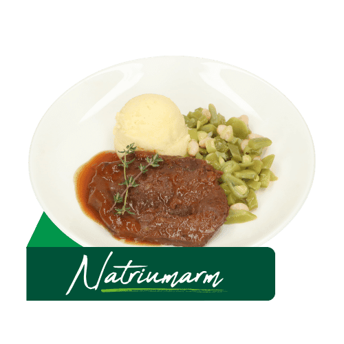 (Z49) Sukadelap met jus, snijbonen (Natriumarm)
