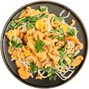Thaise curry met kip, noedels en groenten