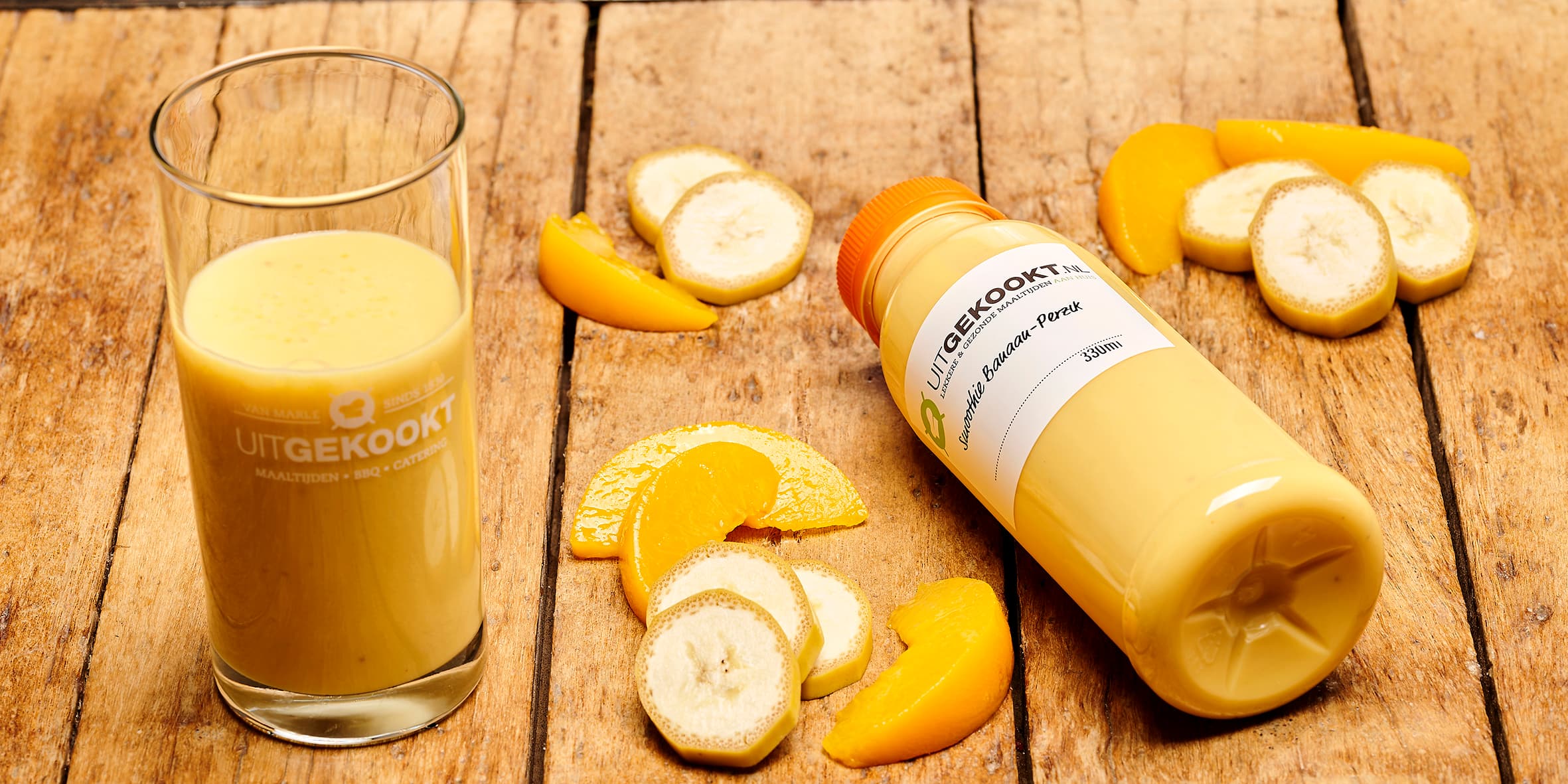 Smoothie banaan-perzik (330 ml)