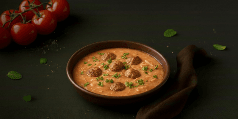 Tomatensoep met balletjes