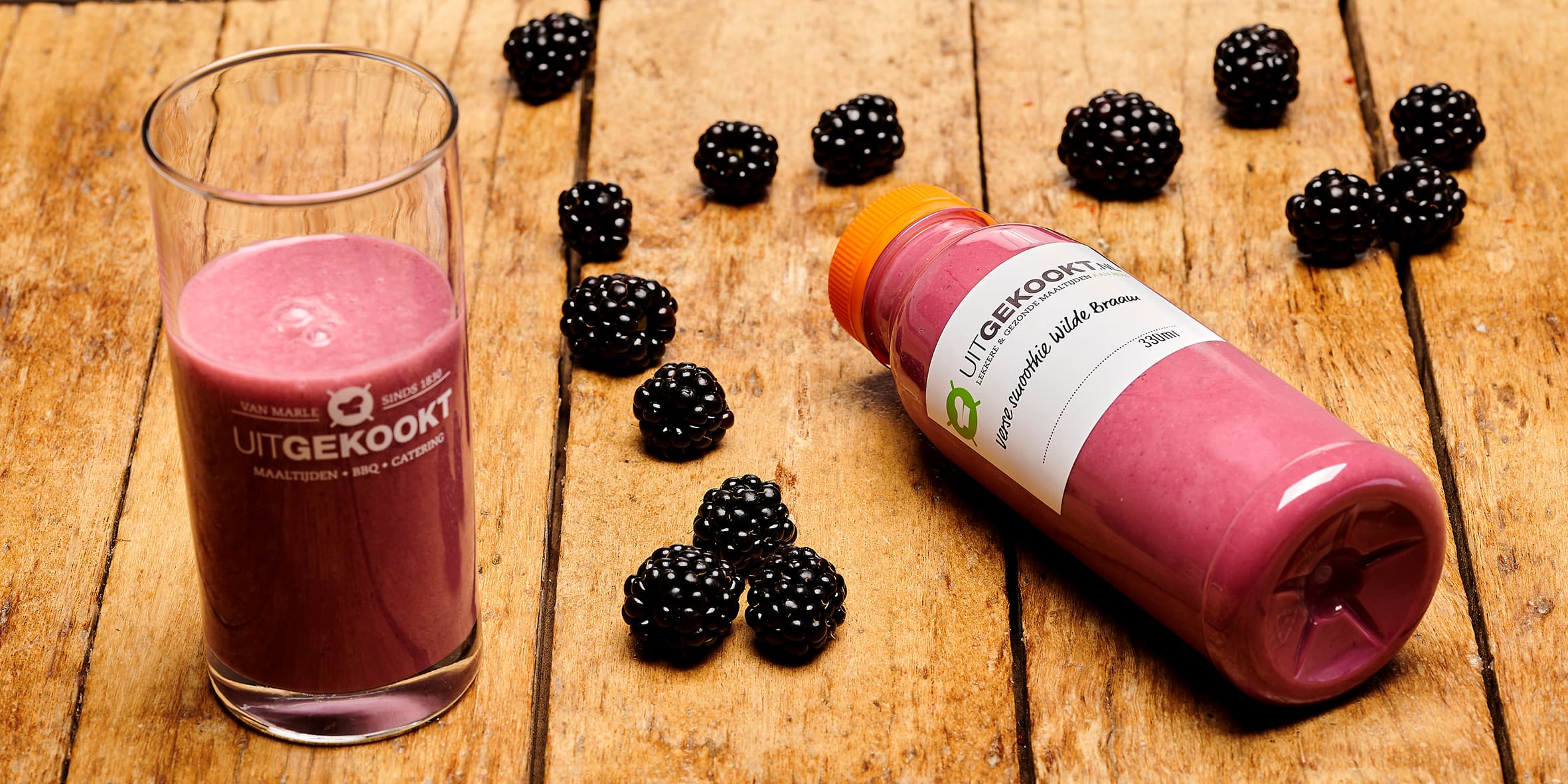 Verse smoothie wilde braam (330 ml)