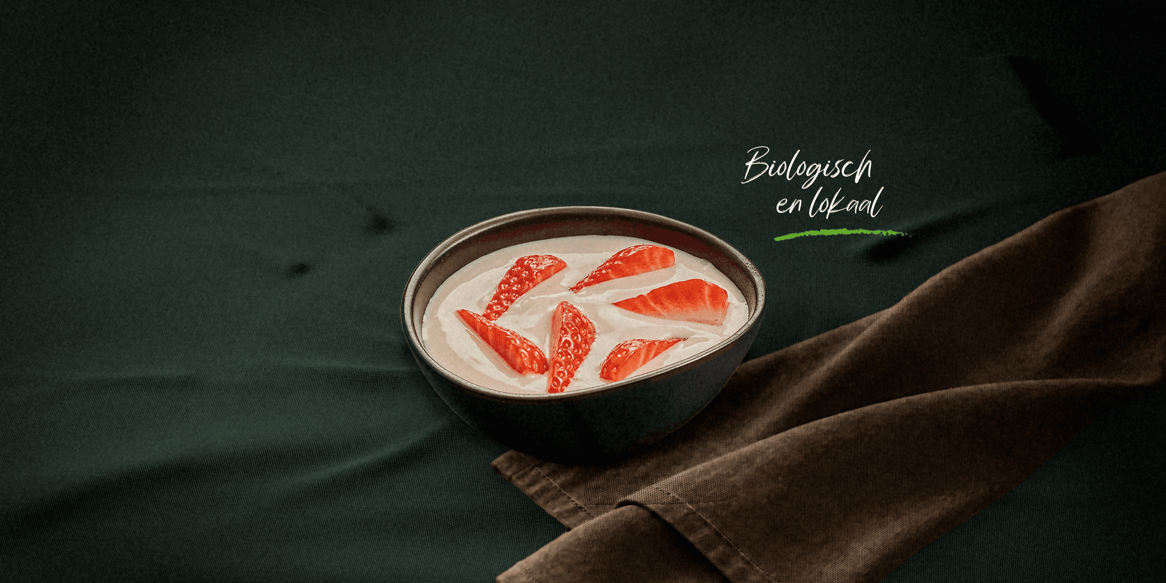 Boer’n yoghurt met aardbei