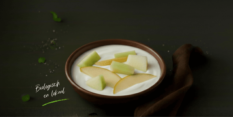Boer’n yoghurt met appel en peer