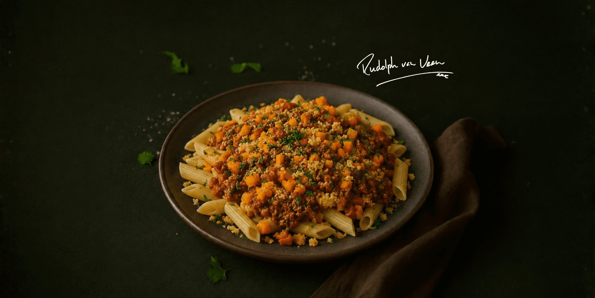 Rudolph's pasta bolognese