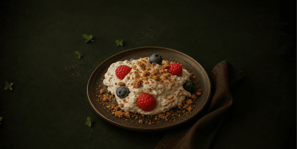 Rood fruit bavarois