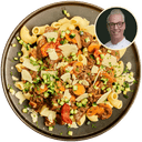 Siciliaanse pasta met kalfsragout