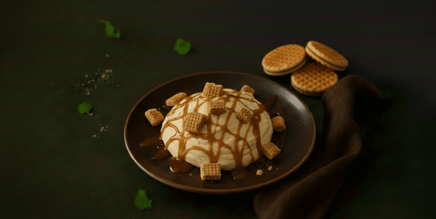 Stroopwafel mousse