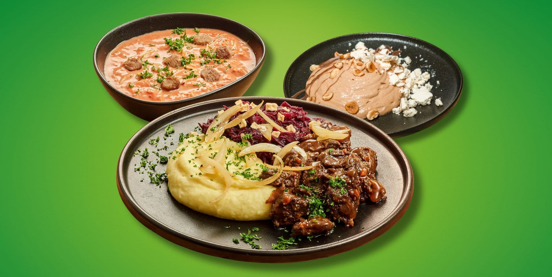 Herfstmenu rodekool met stoofvlees (3-gangen)