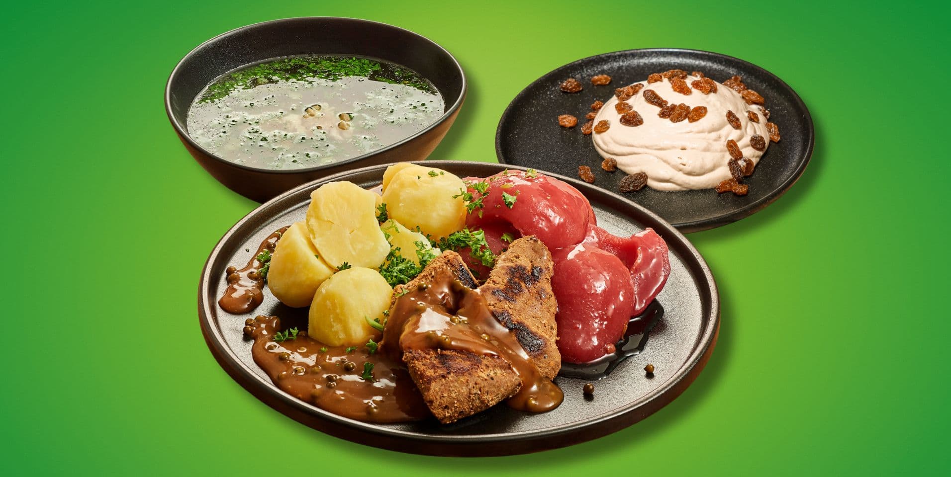 Herfstmenu varkenshaas met stoofperen (3-gangen)