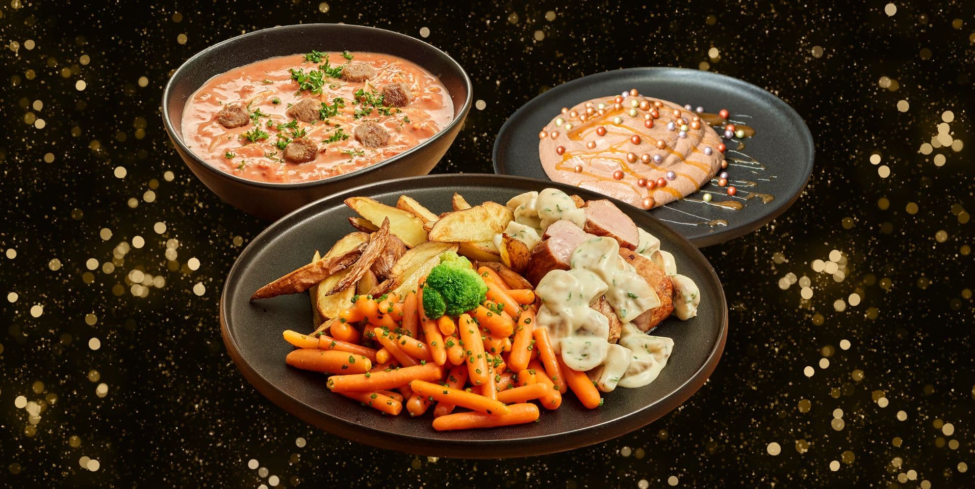 Kerstmenu varkenshaas (3-gangen)