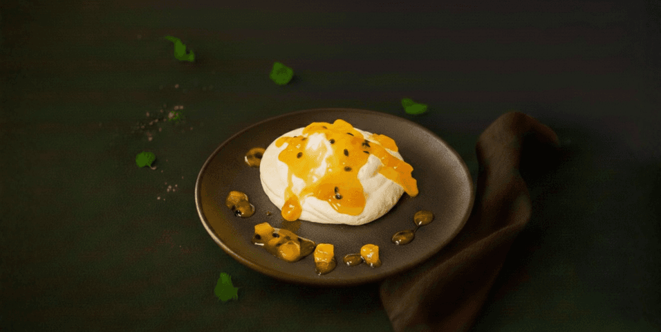 Mango passievrucht mousse