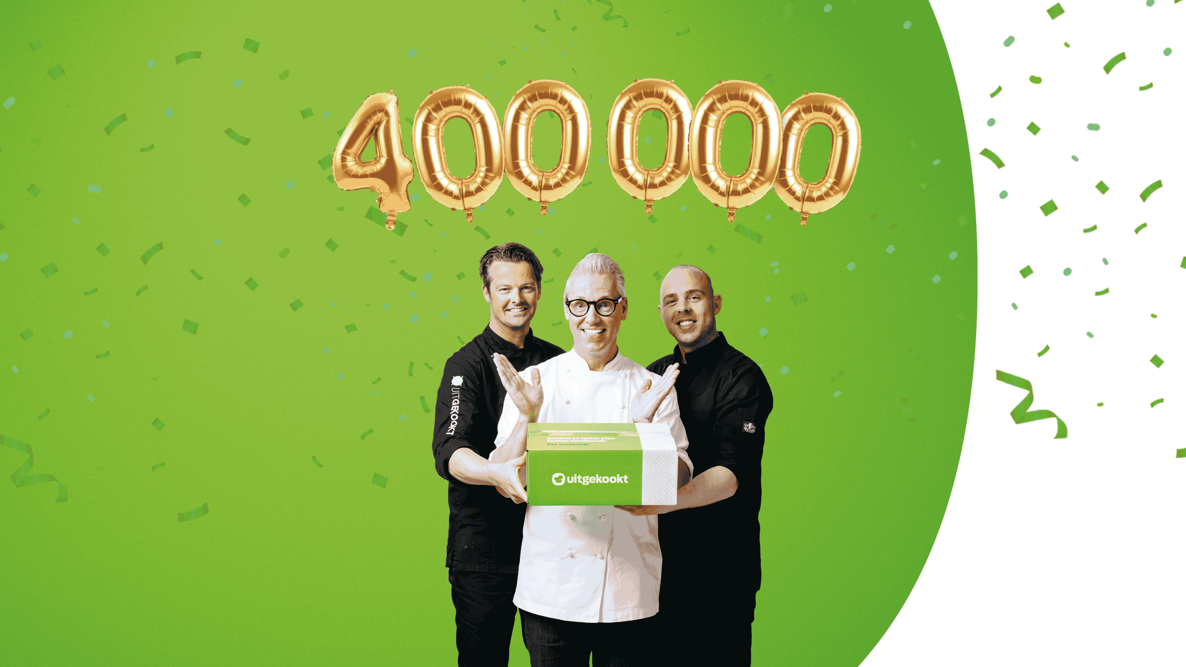 Het is feest! Wij vieren onze 400.000e klant.