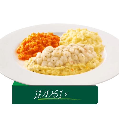 (Z33) Groenteschotel in saus met wortelen en aardappelpuree (IDDSI 5)