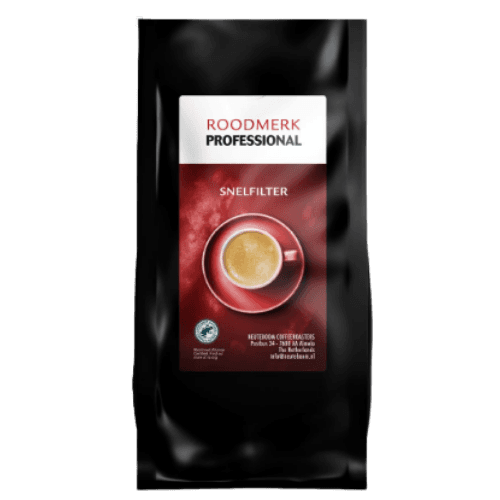 Koffie aroma rood snelfiltermaling (500gr)