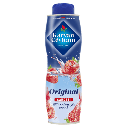 Limonadesiroop aardbei (600ml)