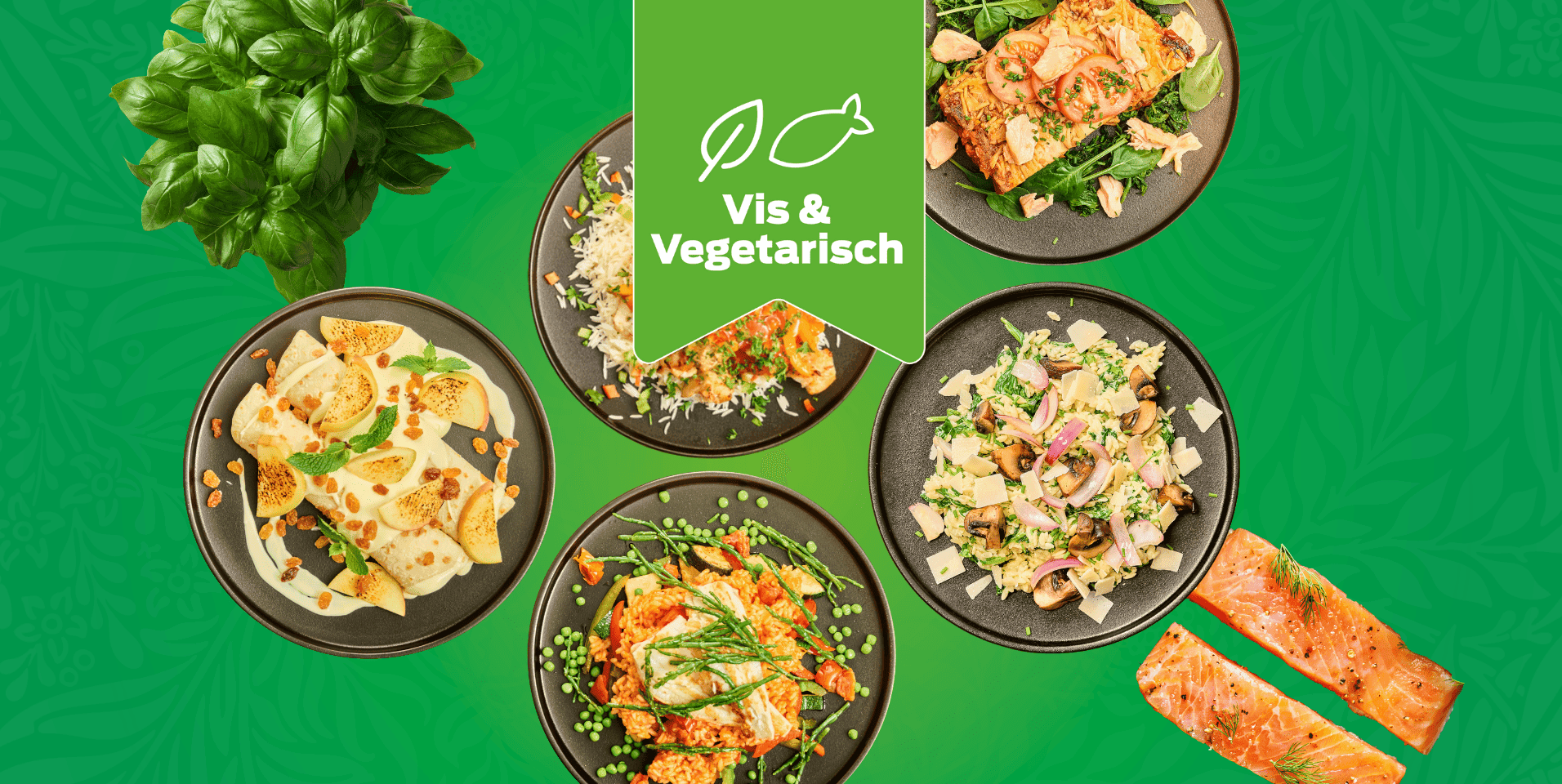 Maaltijdbox Vegetarisch & vis