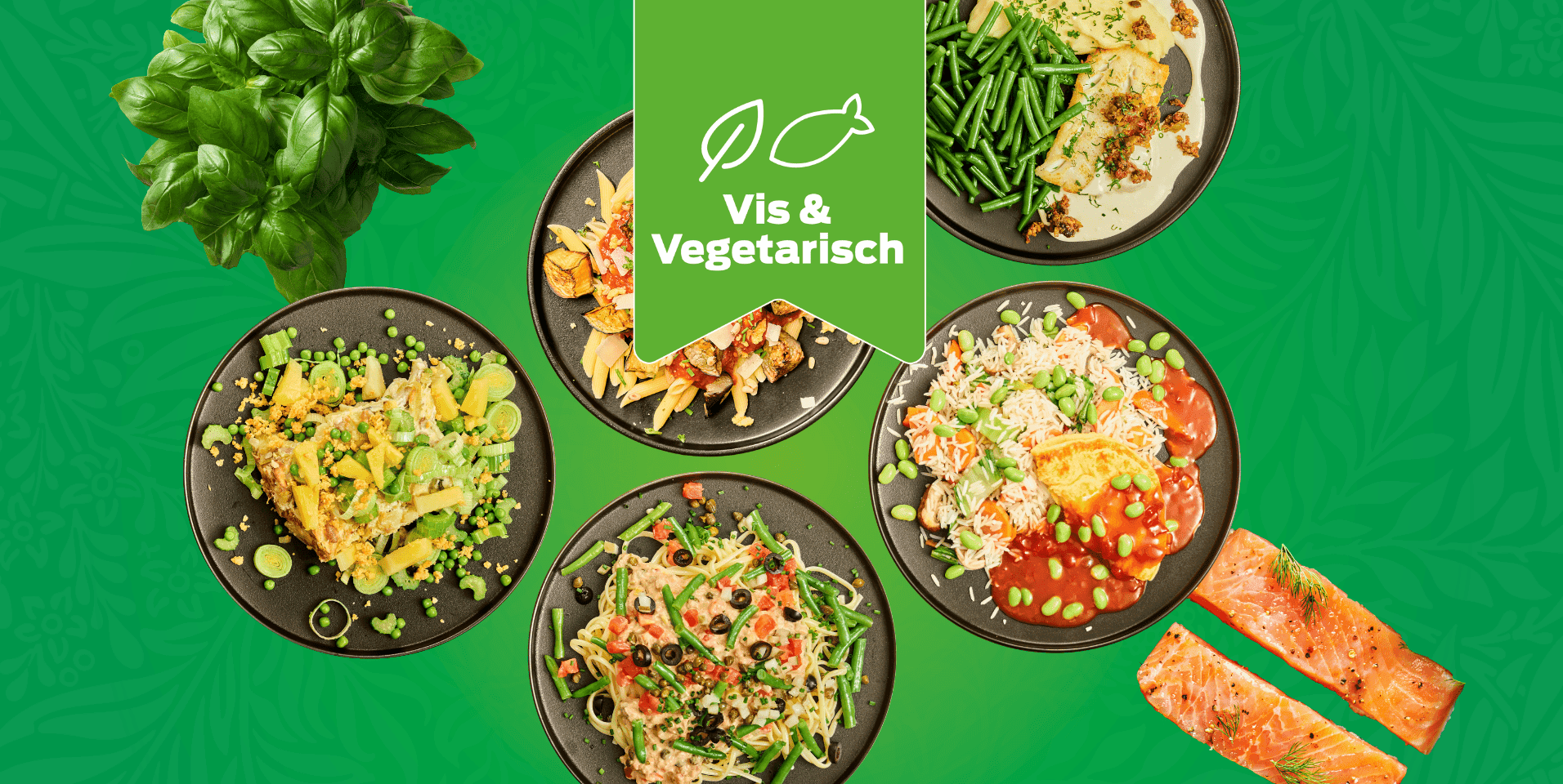 Maaltijdbox Vegetarisch & vis