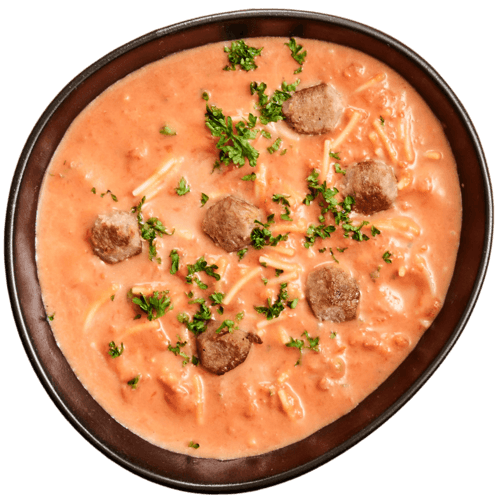 Tomatensoep met balletjes