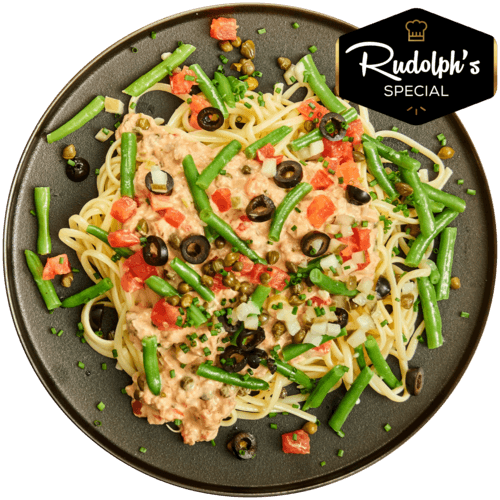 Romige tonijnpasta nicoise