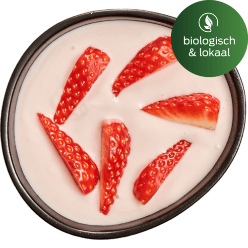 Boer’n yoghurt met aardbei