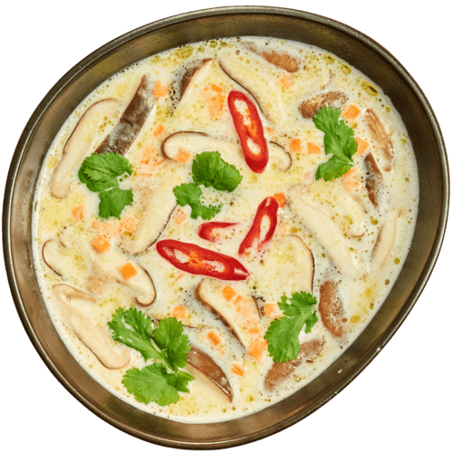 Thaise kokossoep met kip