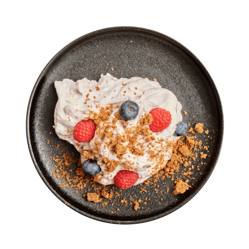 Rood fruit bavarois