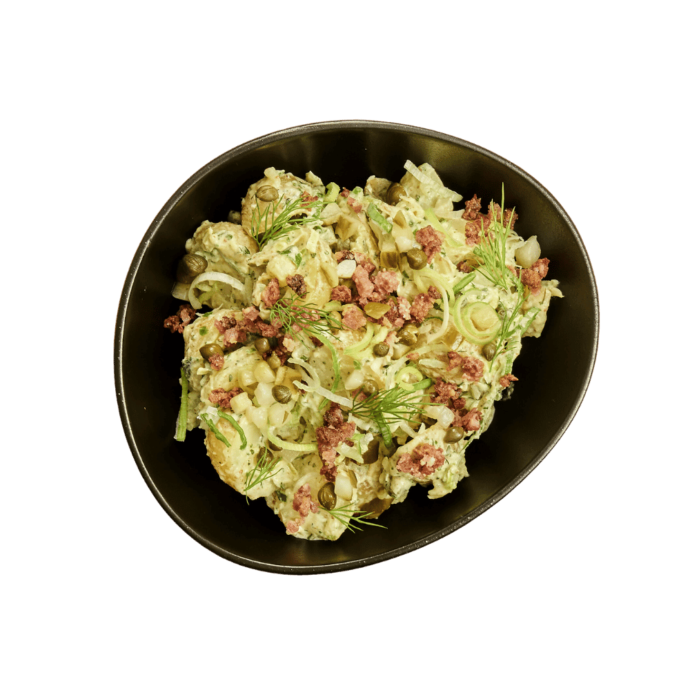 Saladpot robuuste aardappel met spekjes (250 ml)