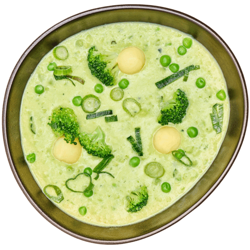 Groene groentesoep