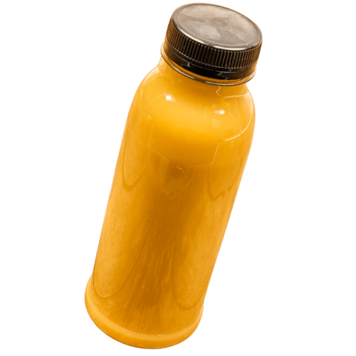 Smoothie van appel, mango en banaan