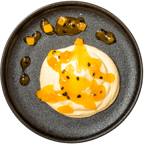 Mango passievrucht mousse