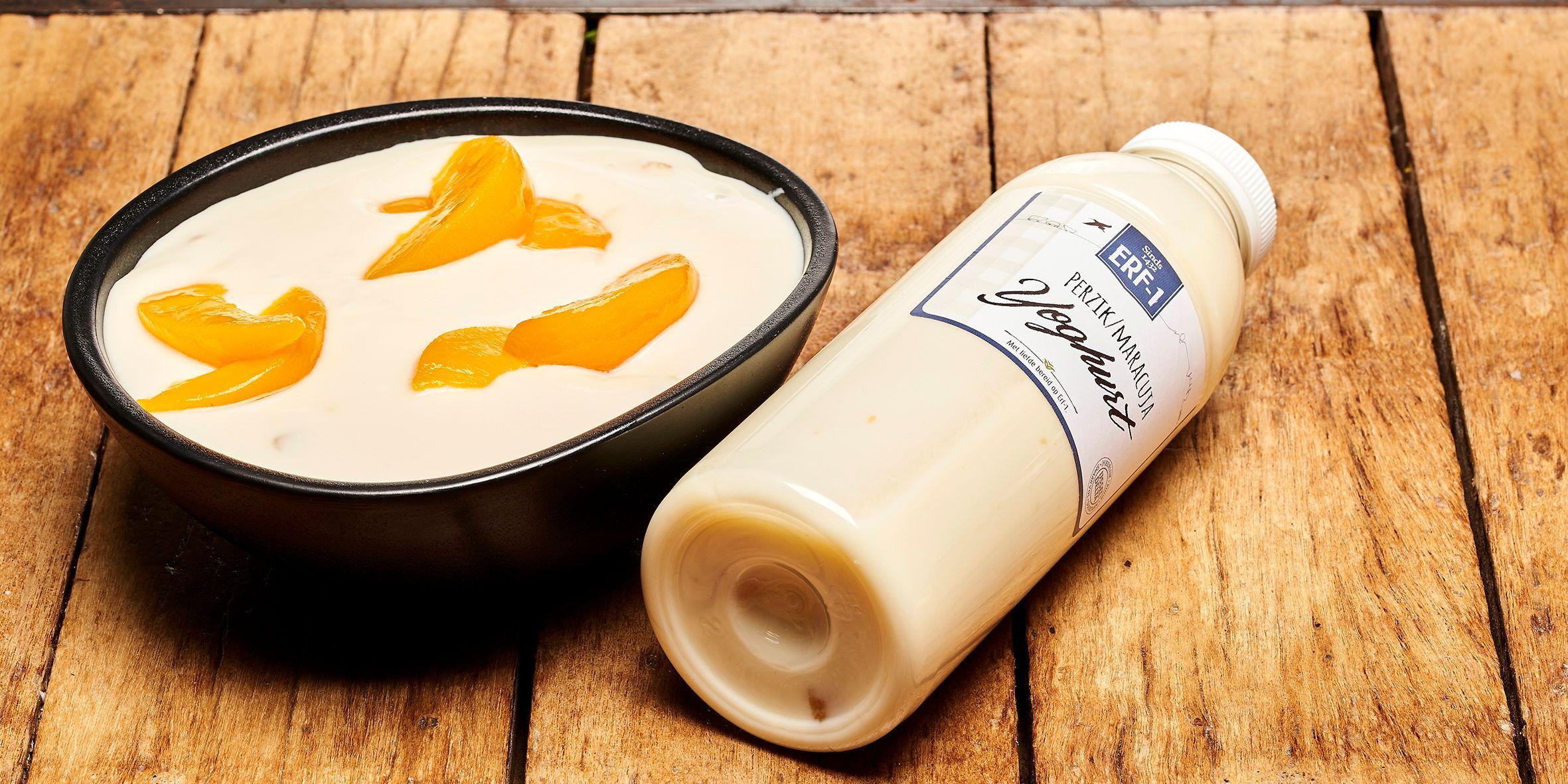 Erf1 Boer'n Perzik Maracuja yoghurt (500ml)