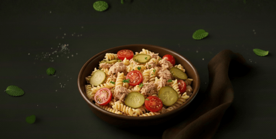 Pastasalade met tonijn