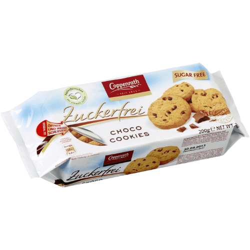 (ZB63) Coppenrath Suikervrije choco cookies (200 gram)