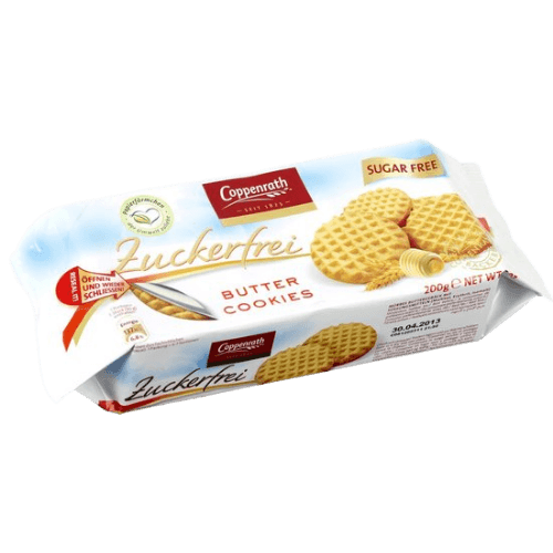 (ZB62) Coppenrath Suikervrije butter cookies (200 gram)