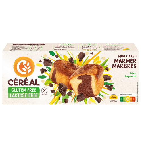 (ZB64) Cereal Glutenvrije mini marmercake (6 stuks)