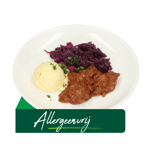 (Z6) Hachee, rode kool met aardappel (Allergeenvrij)