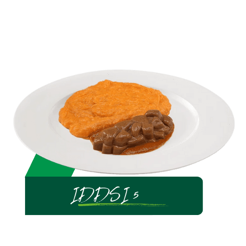 (Z38) Runderhachee met stamppot hutspot (IDDSI 5)
