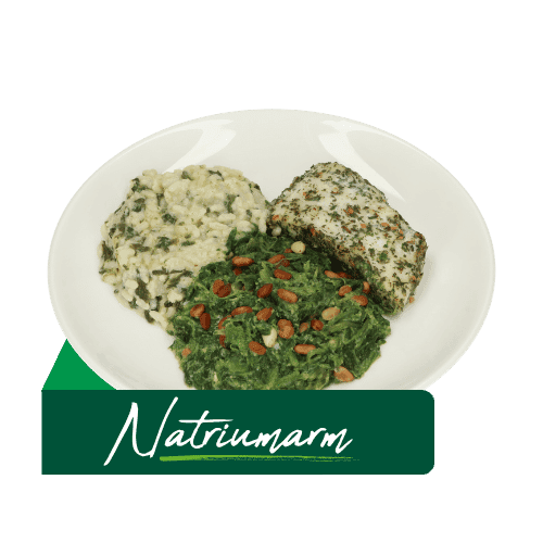 (Z52) Victoriabaars met bladspinazie en risotto (Natriumarm)
