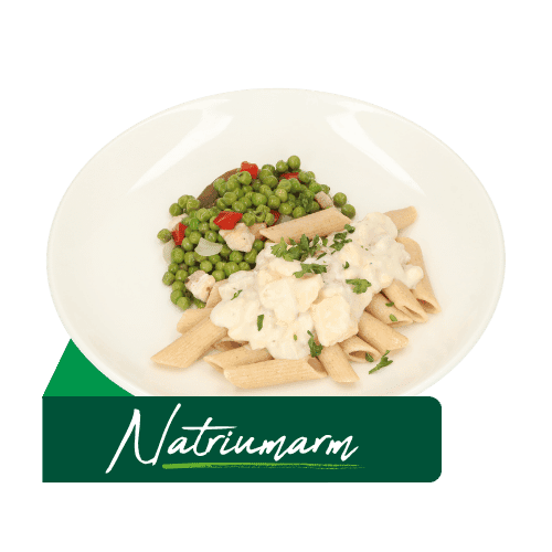 (Z57) Pasta Carbonara met doperwten (Natriumarm)
