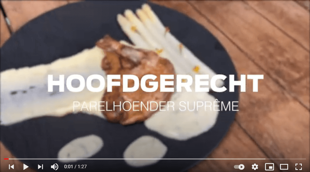Instructie 4-gangen aspergemenu - Hoofdgerecht