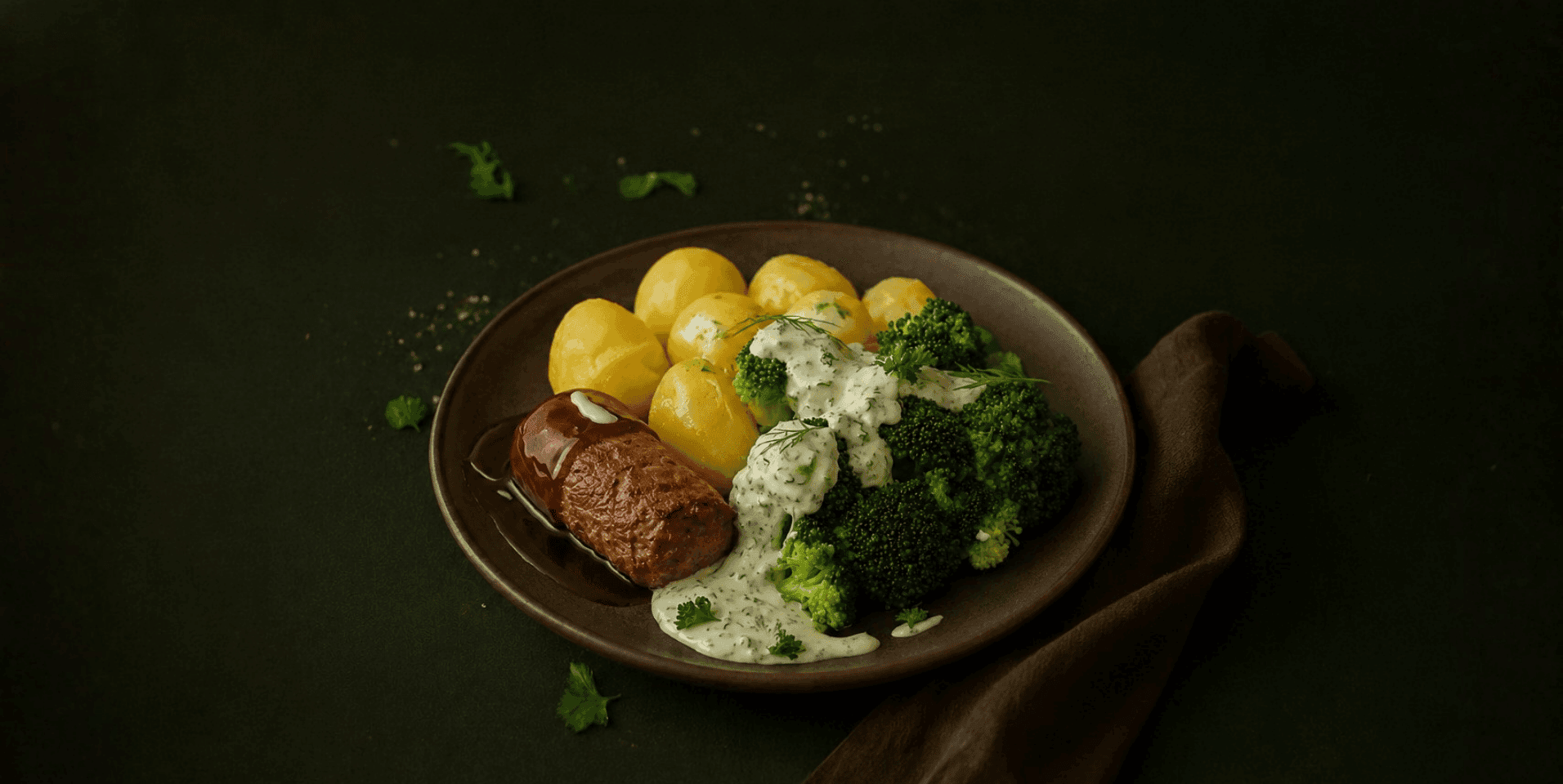 Blindevink met broccoli en aardappelen