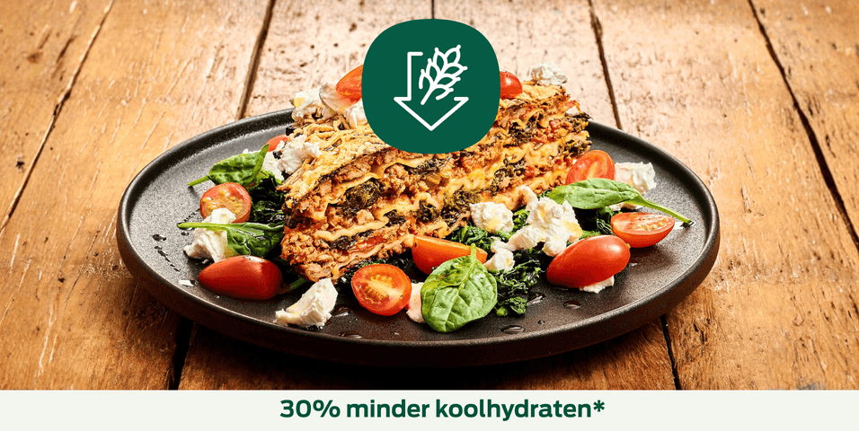 Lasagne van geitenkaas met spinazie