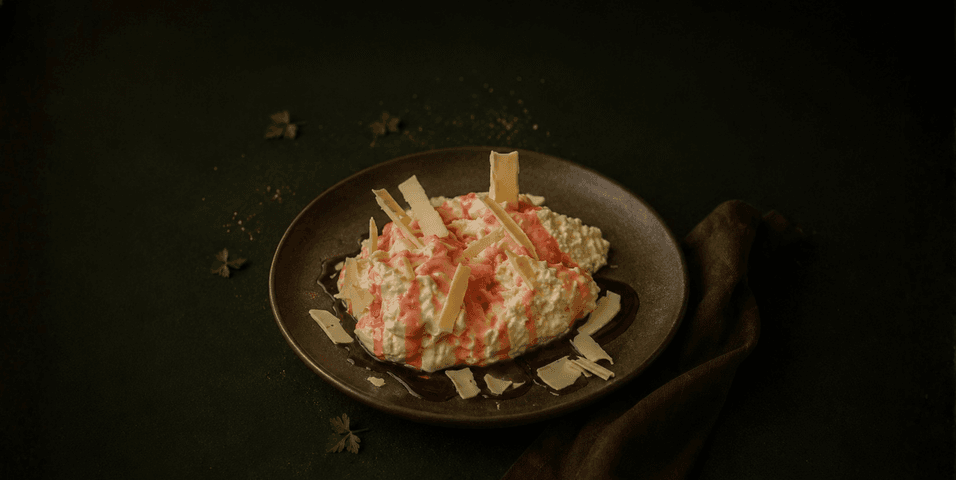 Witte chocolade bavarois