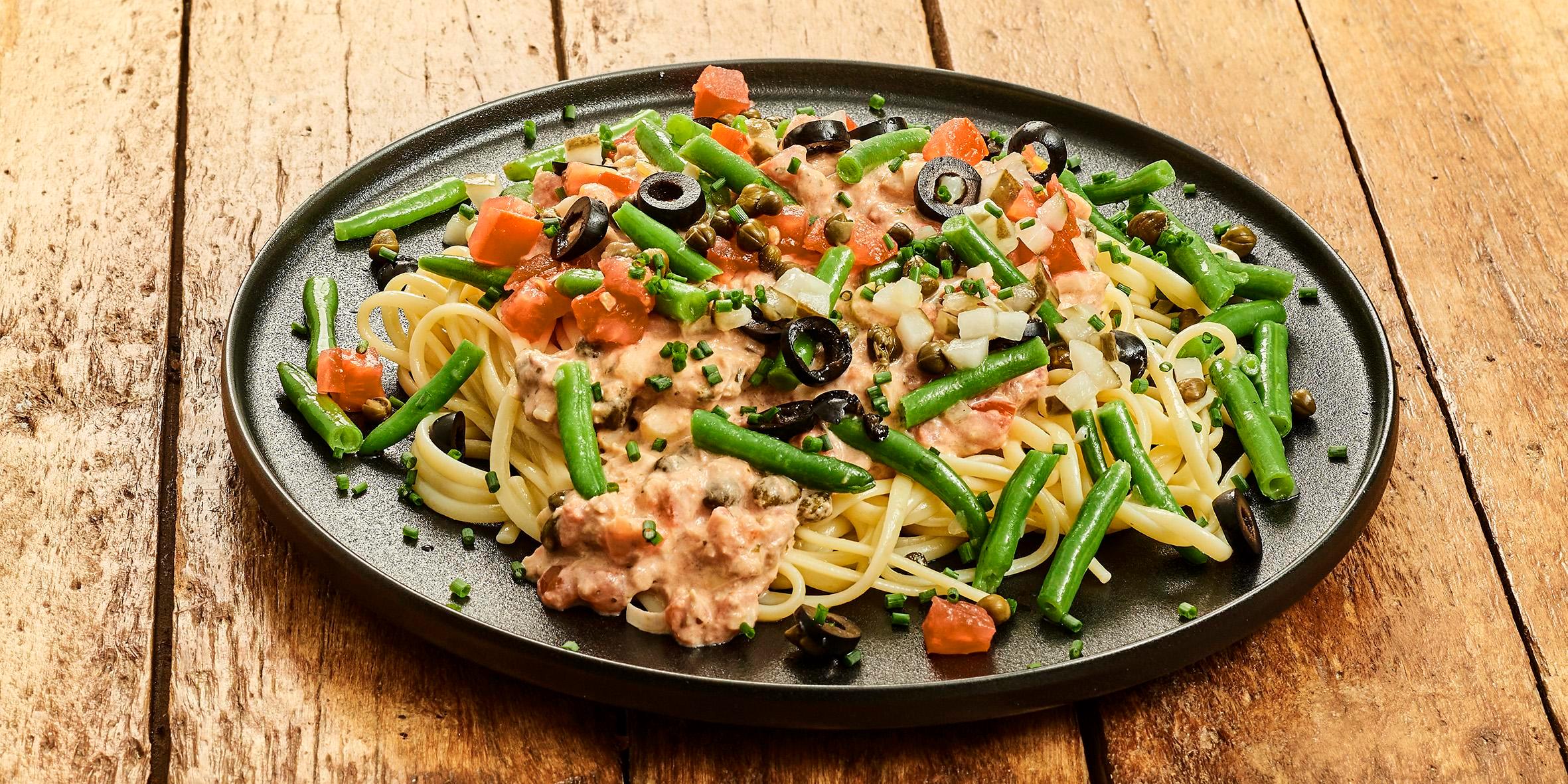 Rudolph's Special: Romige tonijnpasta nicoise