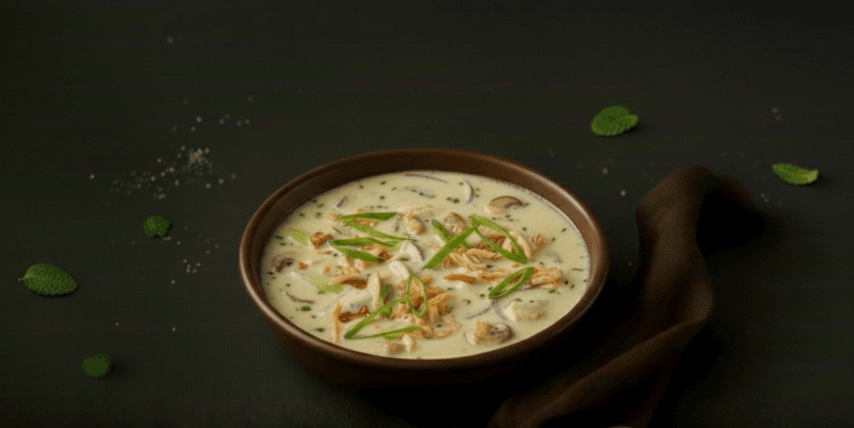 Thaise kokossoep met kip